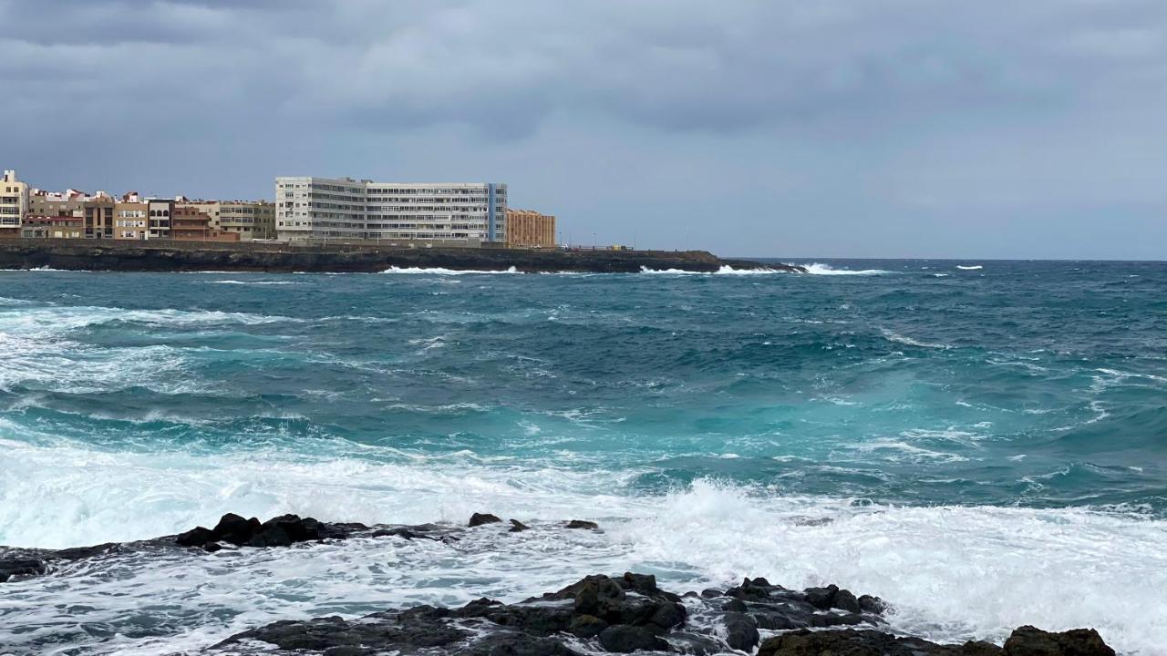 Hermoso Edificio Frente Al Mar Con Gran Terraza Y Hermosas Vistas 大加那利岛拉斯帕尔马斯 外观 照片