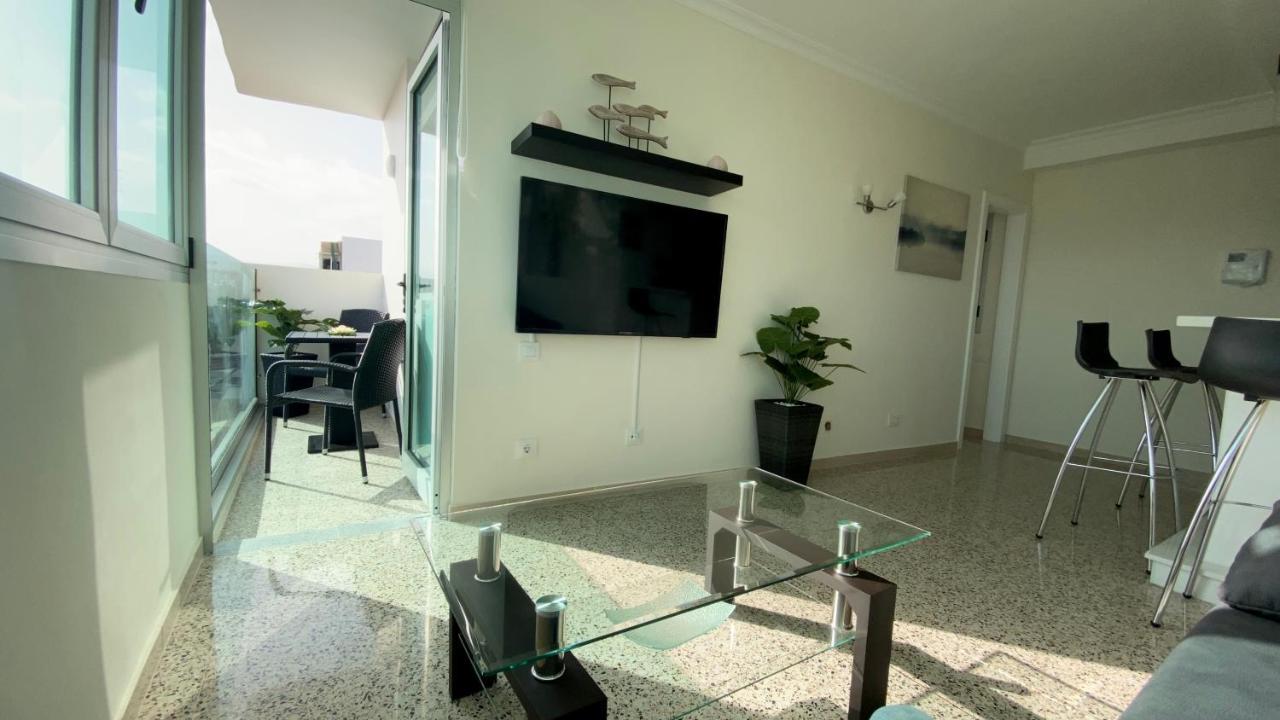 Hermoso Edificio Frente Al Mar Con Gran Terraza Y Hermosas Vistas 大加那利岛拉斯帕尔马斯 外观 照片