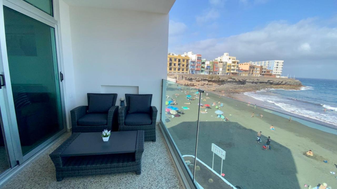 Hermoso Edificio Frente Al Mar Con Gran Terraza Y Hermosas Vistas 大加那利岛拉斯帕尔马斯 外观 照片